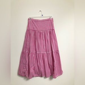 Gingham J. Crew Skirt